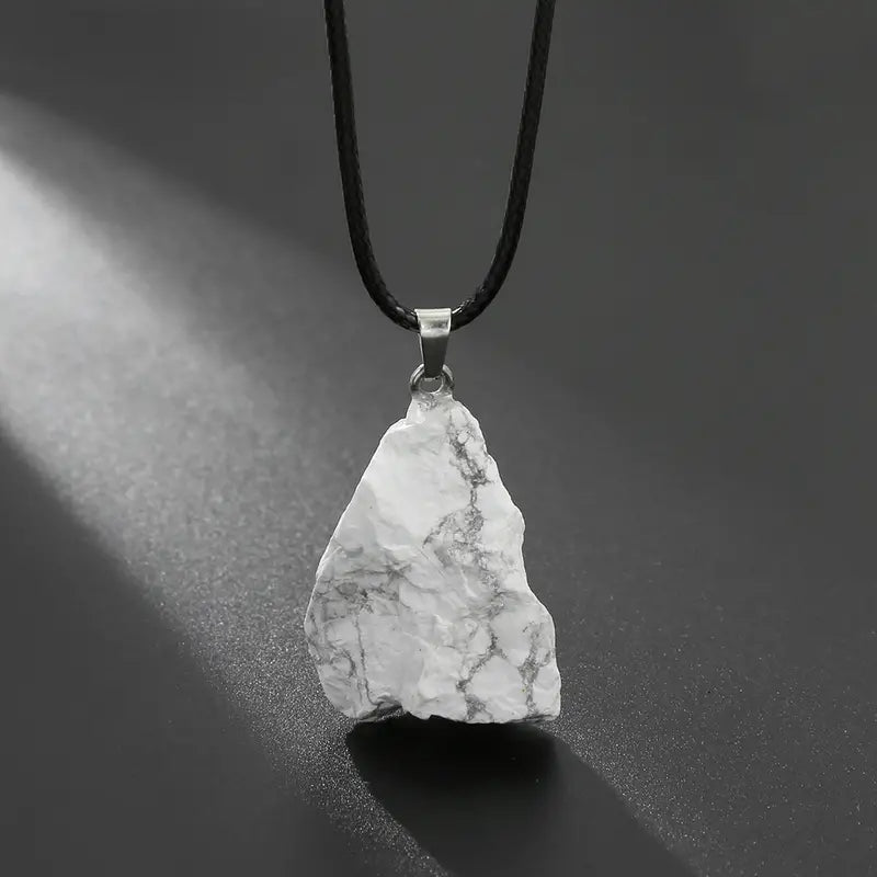 COLLAR DE PIEDRA NATURAL HOWLITA