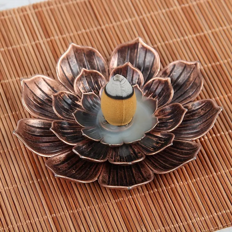 QUEMADOR DE INCIENSO FLOR DE LOTO