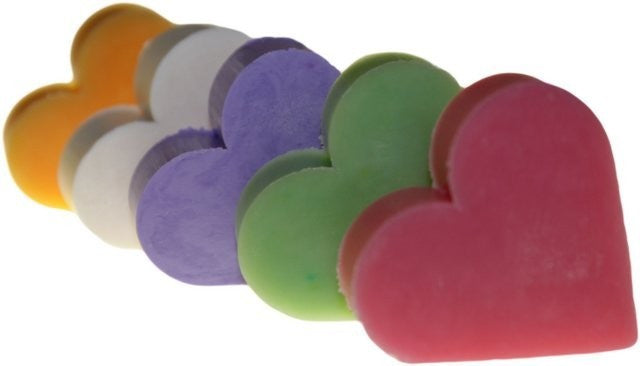 JABONCITOS INVITADOS CORAZÓN 100 UN.