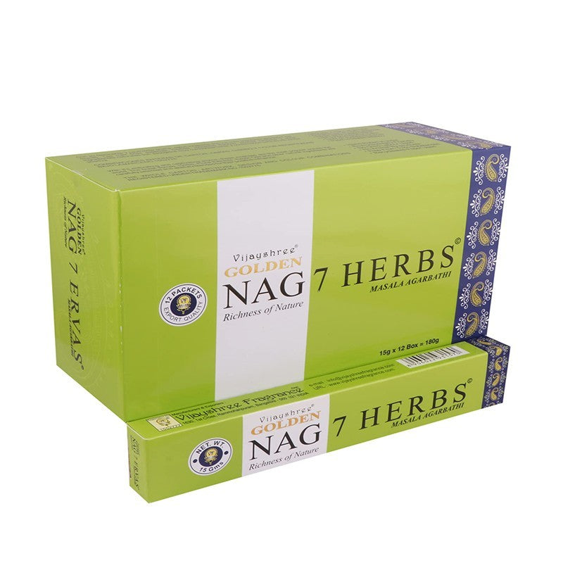 INCIENSO GOLDEN NAG - 7 HIERBAS 15G