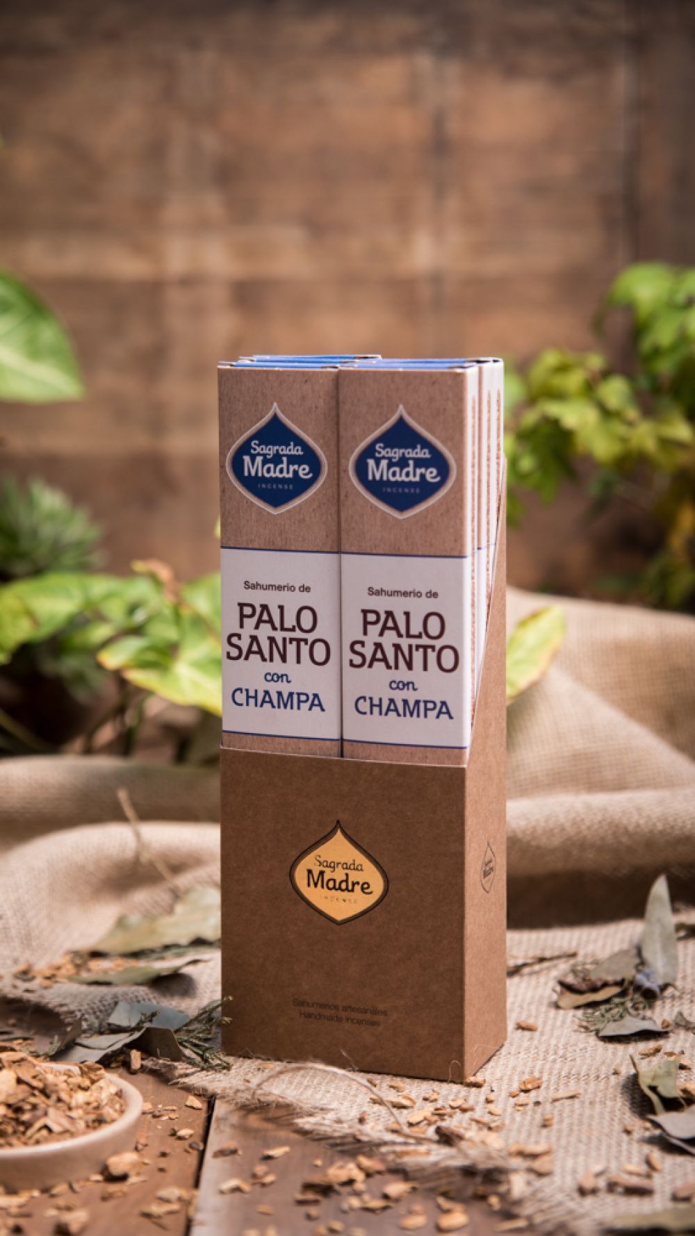INCIENSO DE PALO SANTO NATURAL CHAMPA