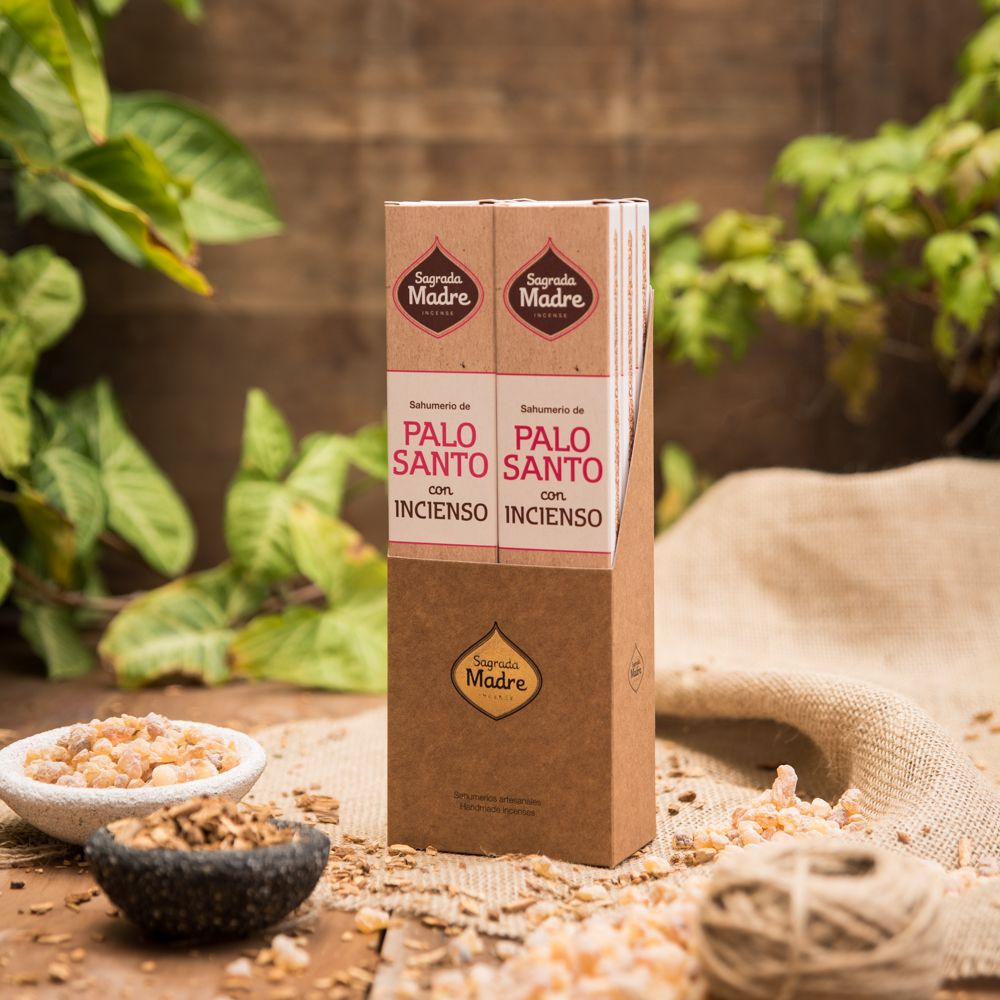 INCIENSO DE PALO SANTO NATURAL -OLÍBANO