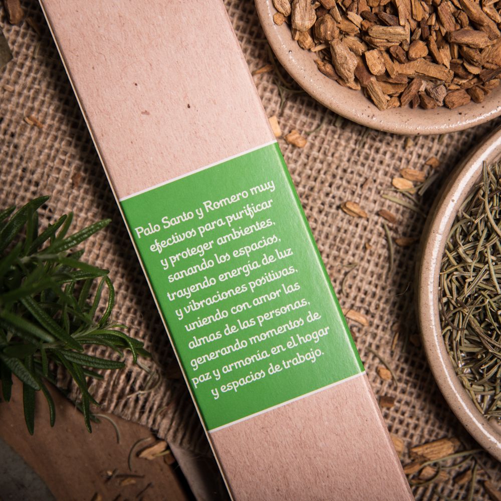 INCIENSO DE PALO SANTO NATURAL- ROMERO