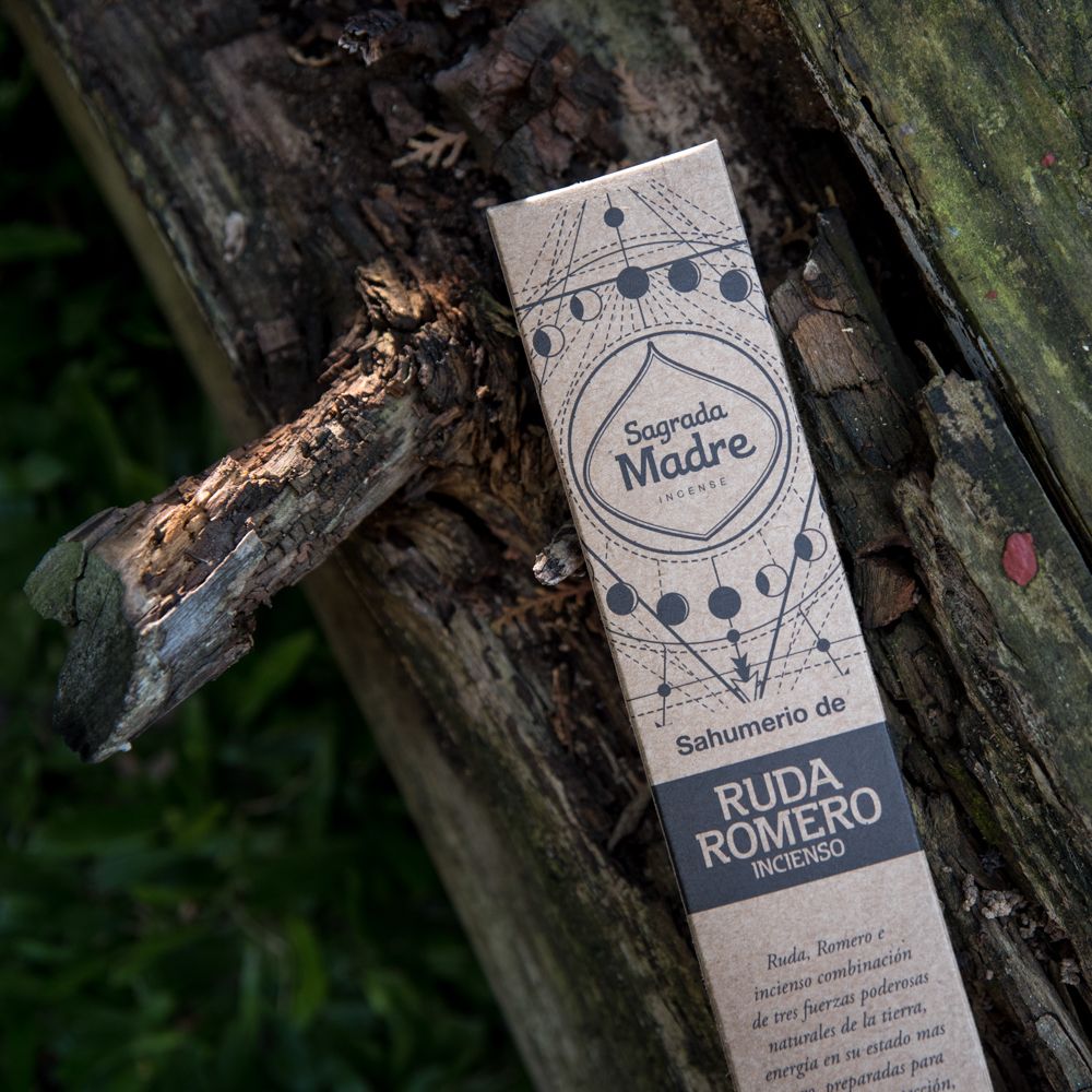 INCIENSO DE ROMERO RUDA Y OLÍBANO NATURAL
