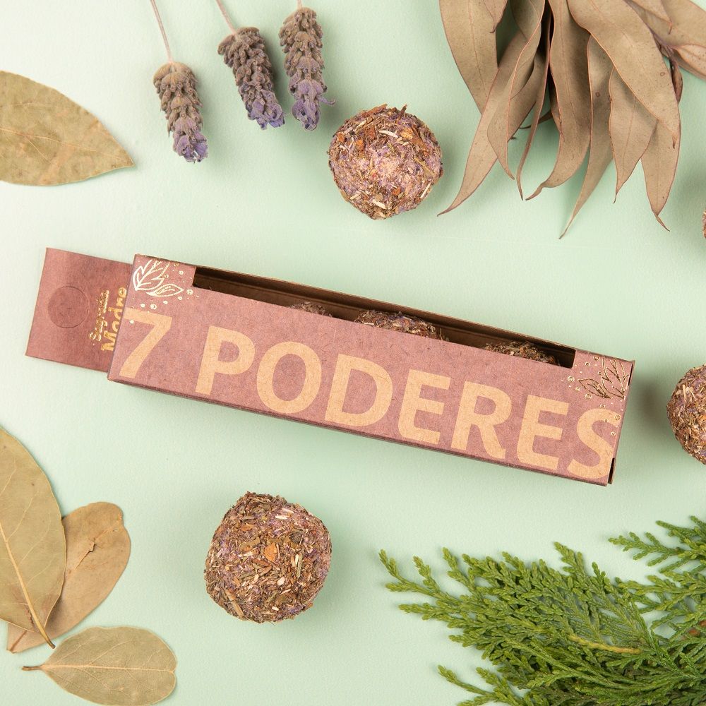 BOMBITA DE INCIENSO HERBAL 7 PODERES SAGRADA MADRE