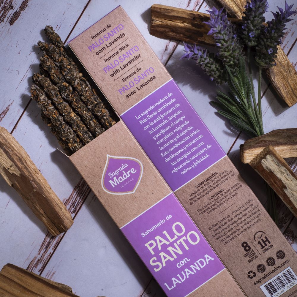 INCIENSO DE PALO SANTO NATURAL-LAVANDA