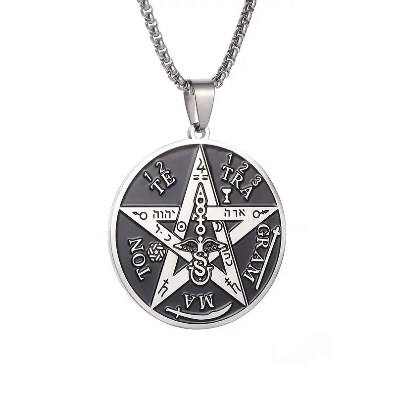COLGANTE TETRAGRAMATON ACERO INOX