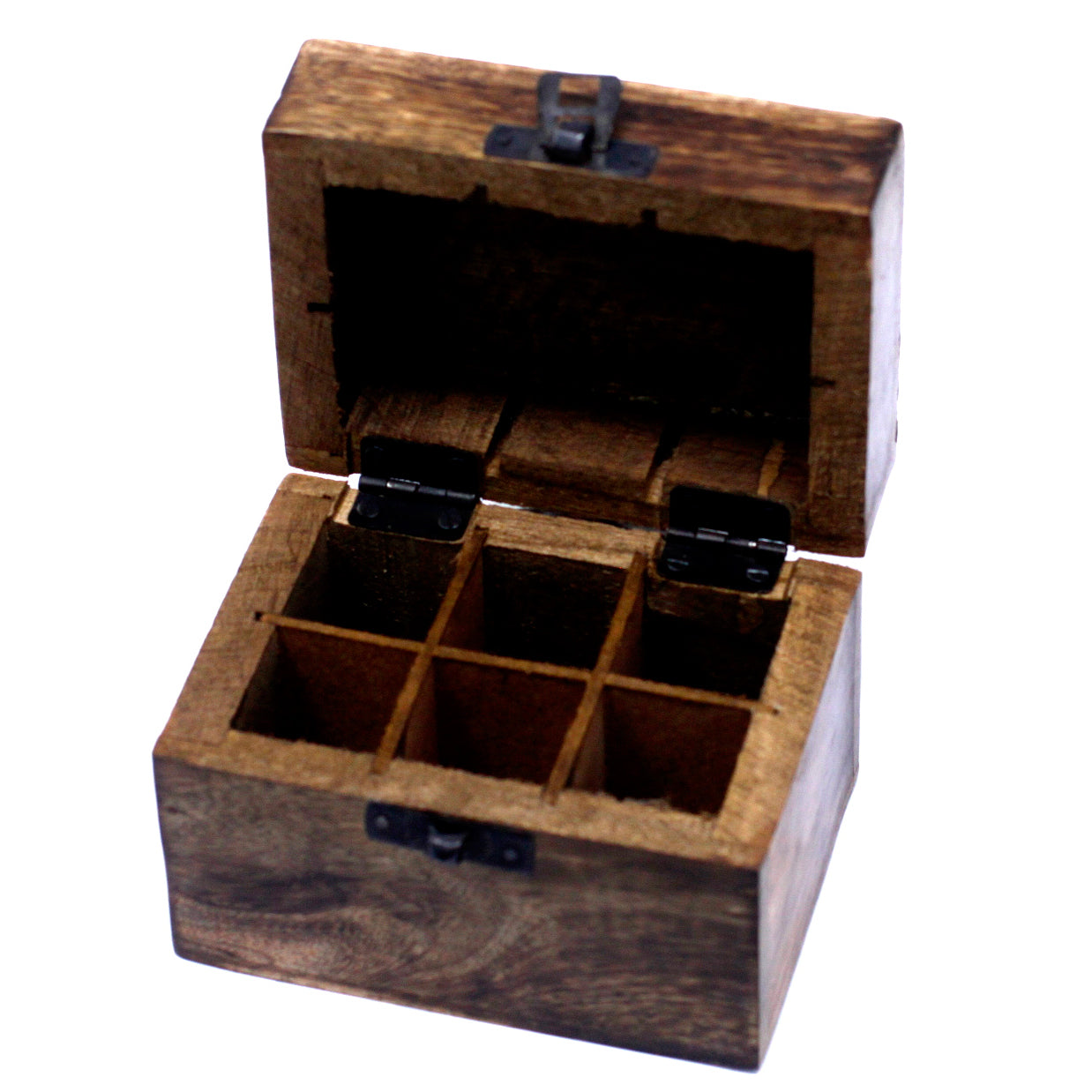 CAJA DE AROMATERAPIA MADERA PARA 6 UNIDADES