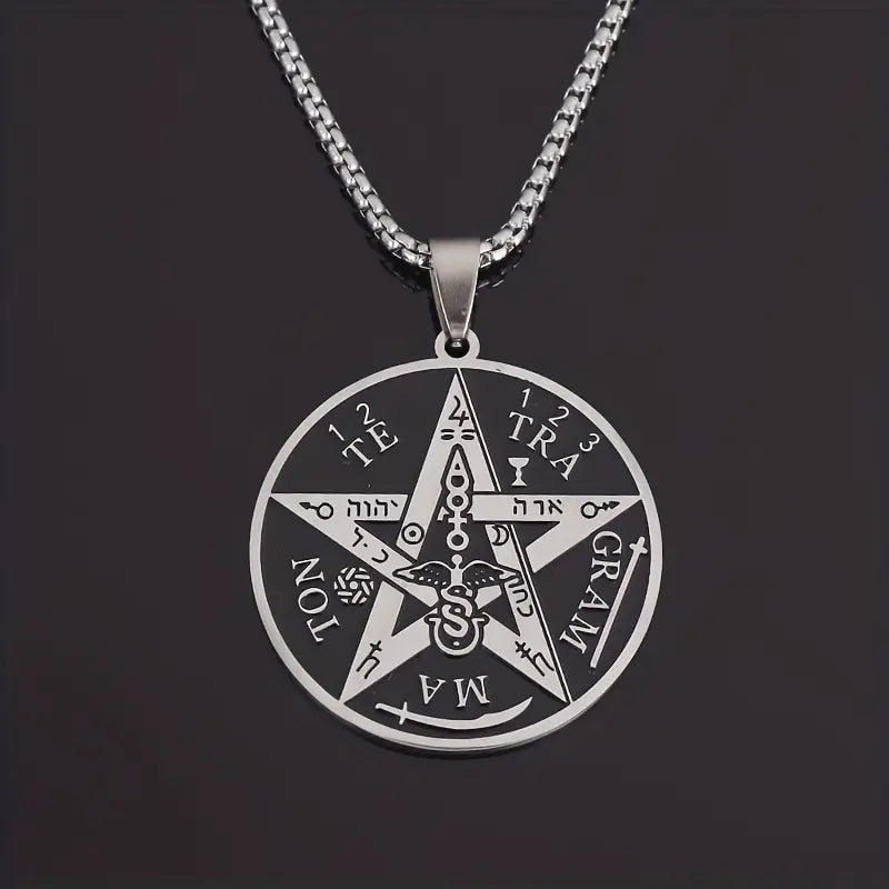 COLGANTE TETRAGRAMATON ACERO INOX