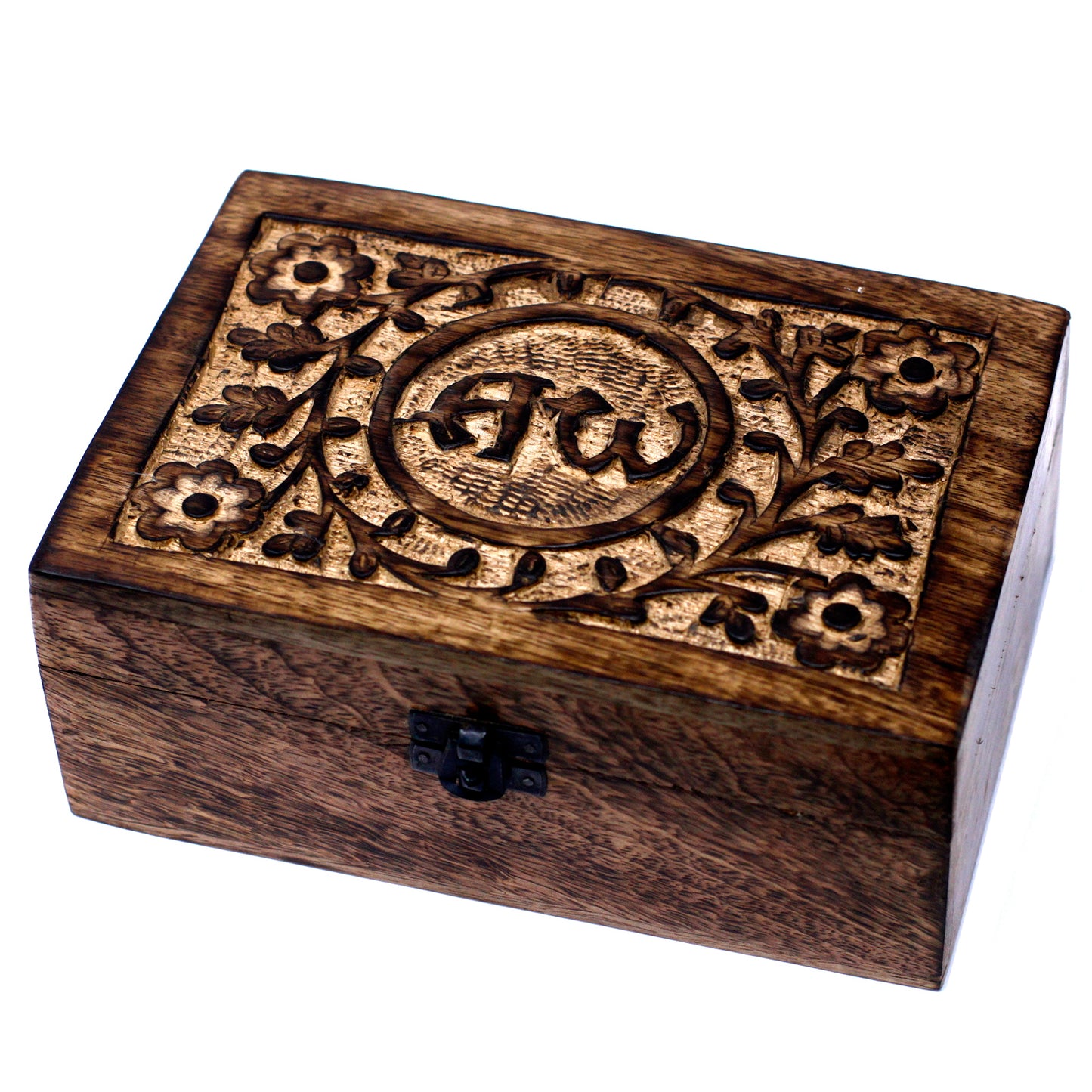 Caja de aromaterapia de mango - (capacidad para 24)