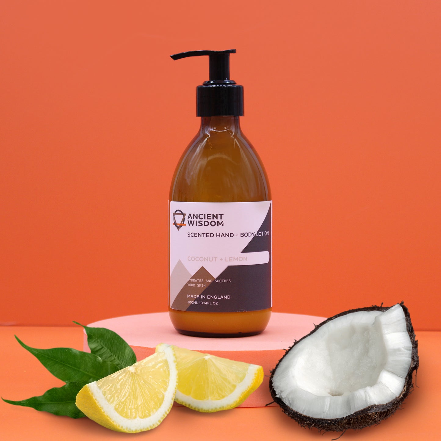 LOCIÓN CORPORAL 300ML COCO Y LIMÓN VEGANA