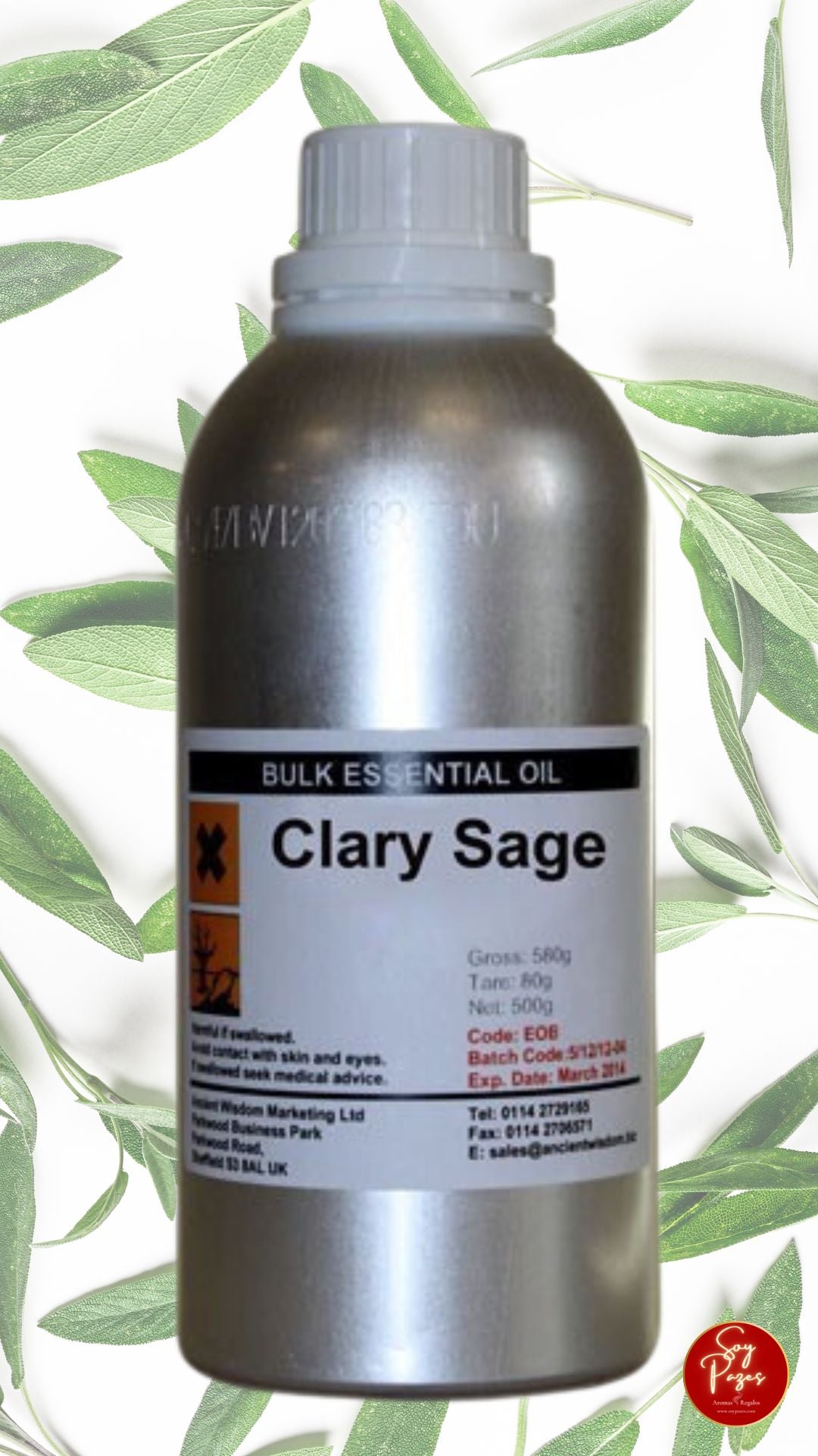 Aceite esencial salvia Clara 500ml