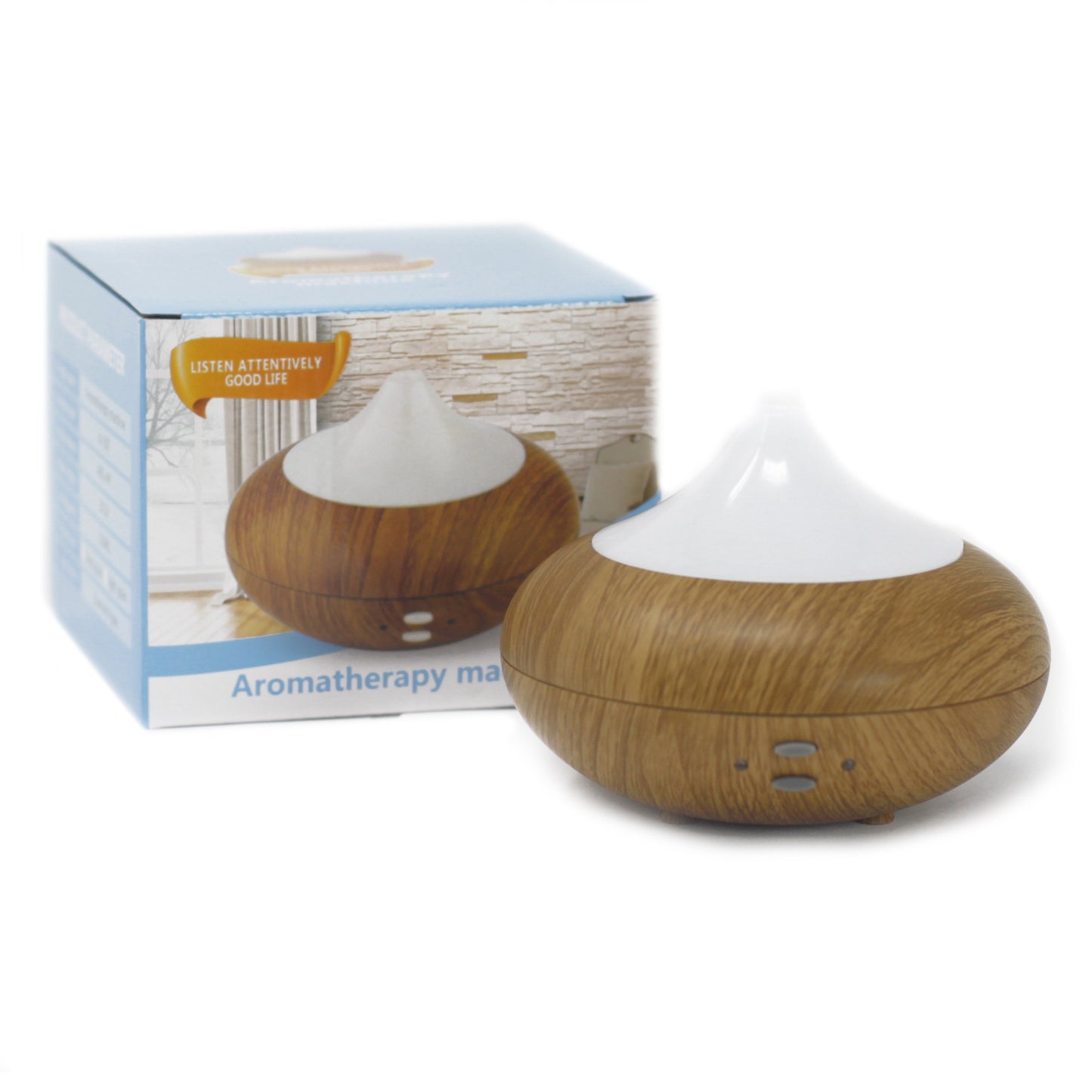 DIFUSOR DE AROMA MINI USB MADERA