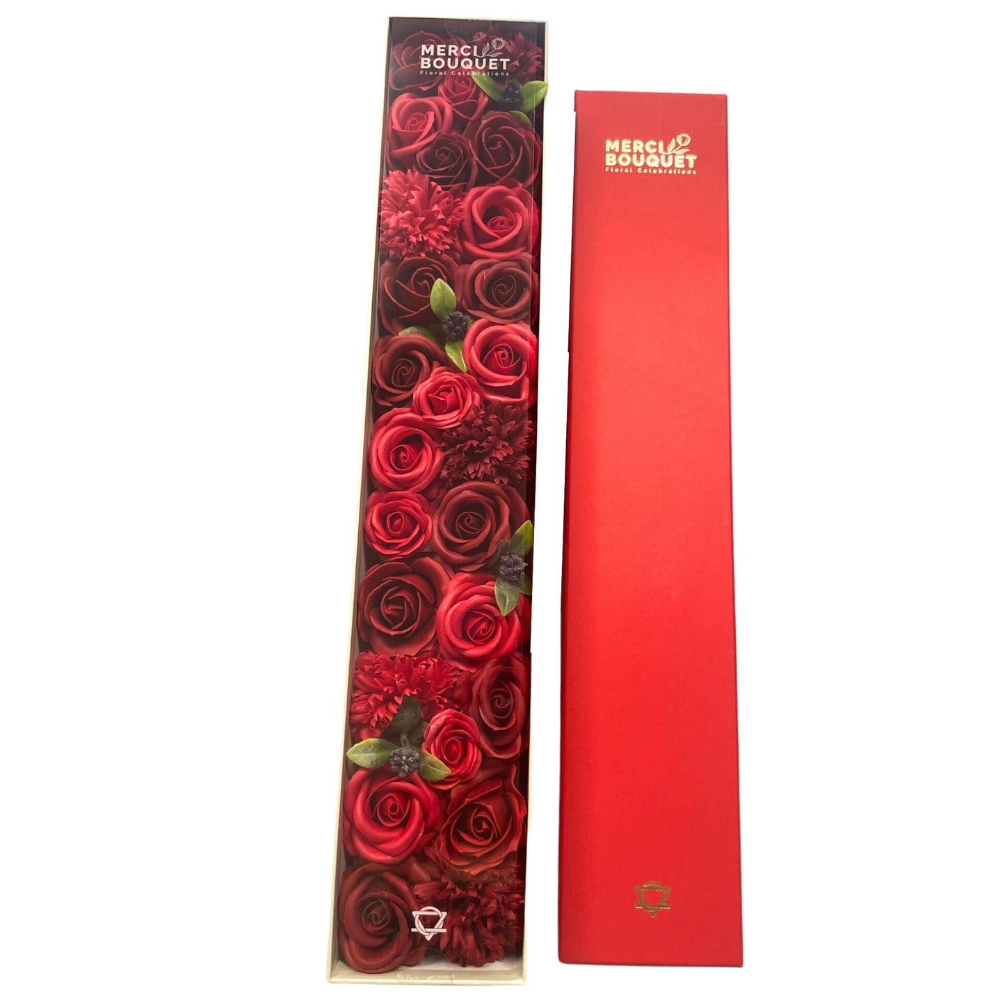 CAJA EXTRA LARGA DE FLORES DE JABÓN. ROSAS CLÁSICAS