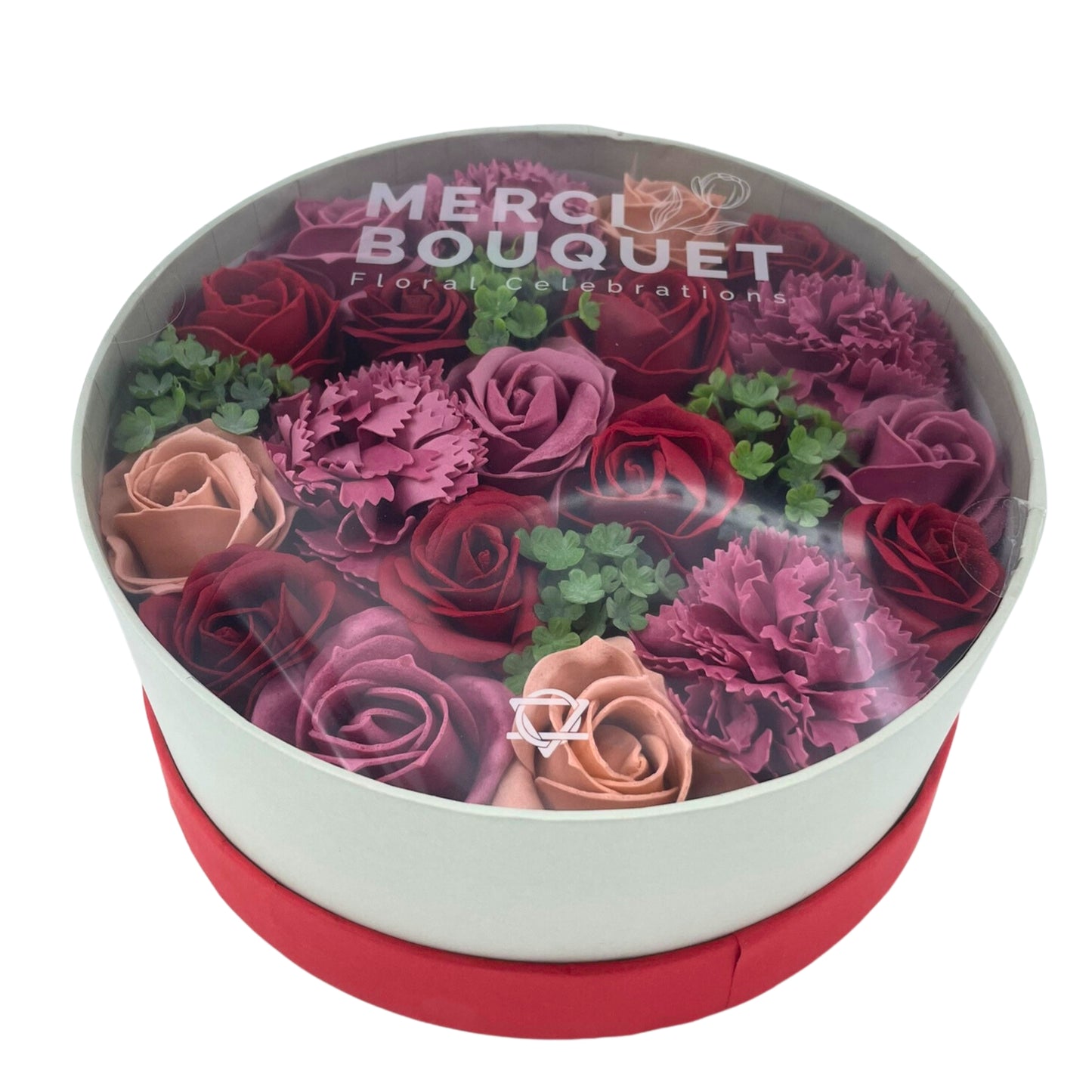 FLORES DE JABÓN BENDICIONES - CAJA REDONDA ROSAS VINTAGE