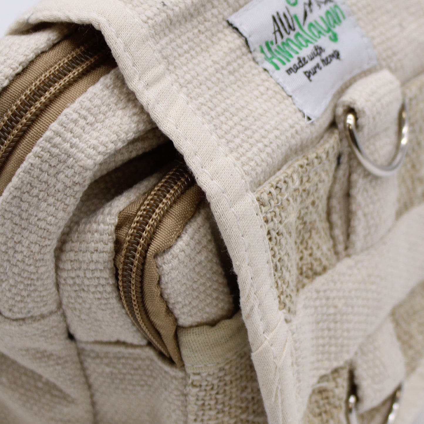 Bolsa de viaje de algodón y cáñamo natural Body-Cross