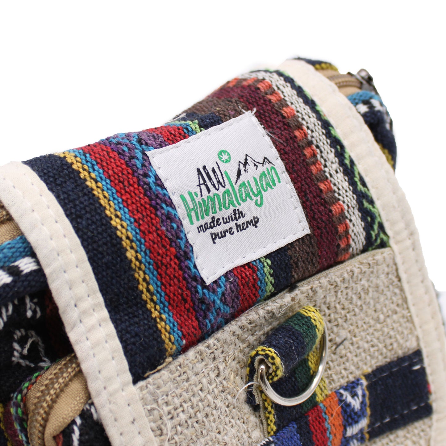 Bolsa de Viaje Body-Cross Natural Hemp & Jhari