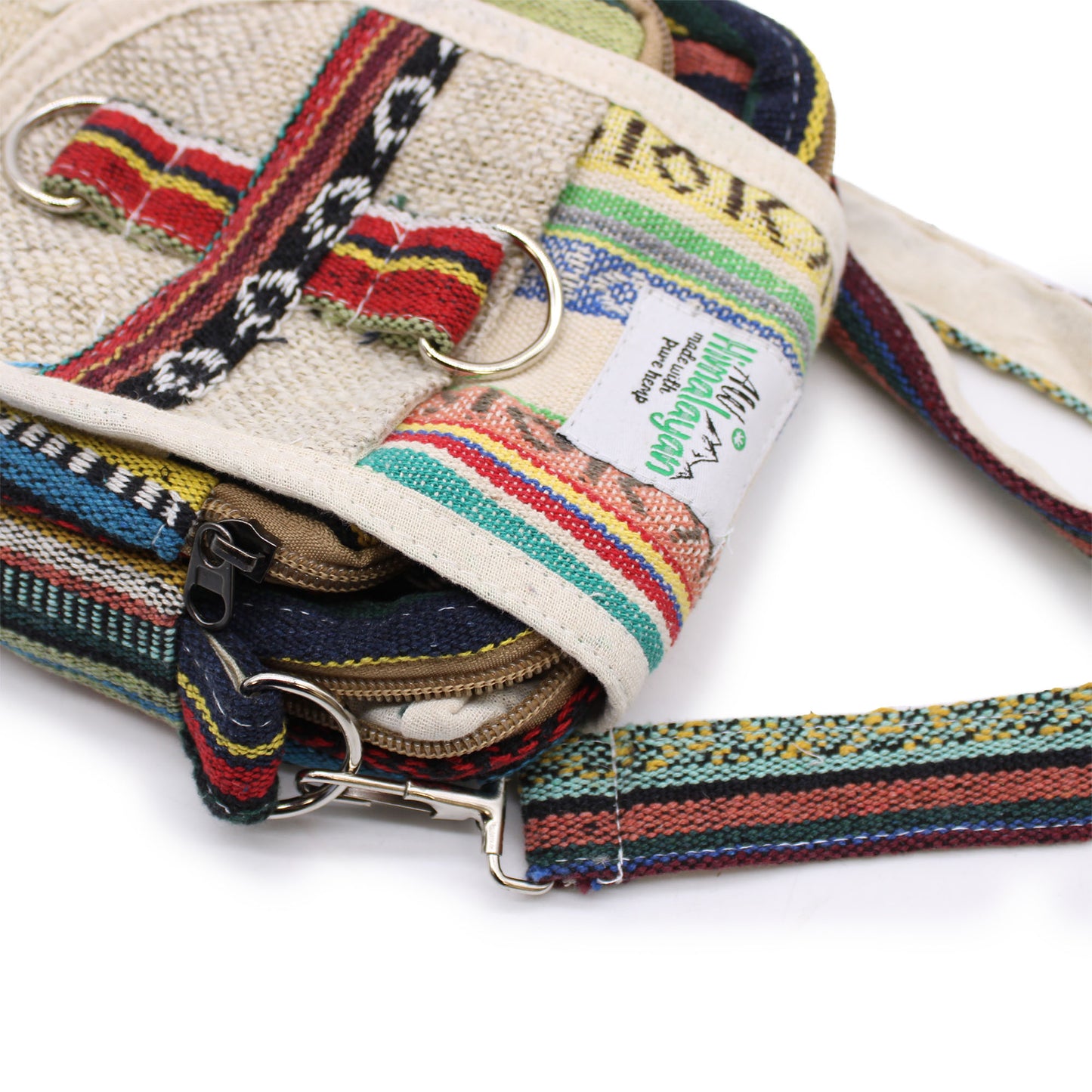 Bolsa de Viaje Body-Cross Natural Hemp & Jhari