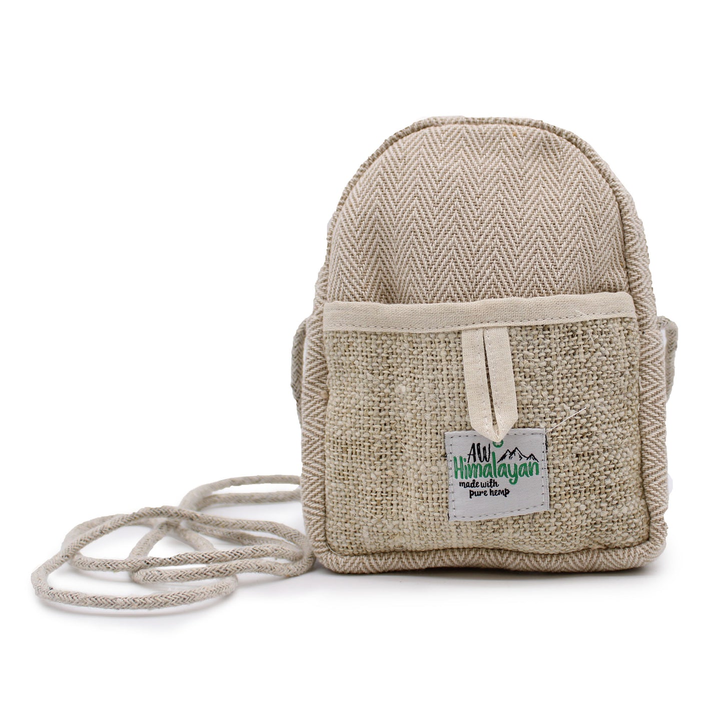 Bolsa de cáñamo móvil con cuerda - Color aleatorio