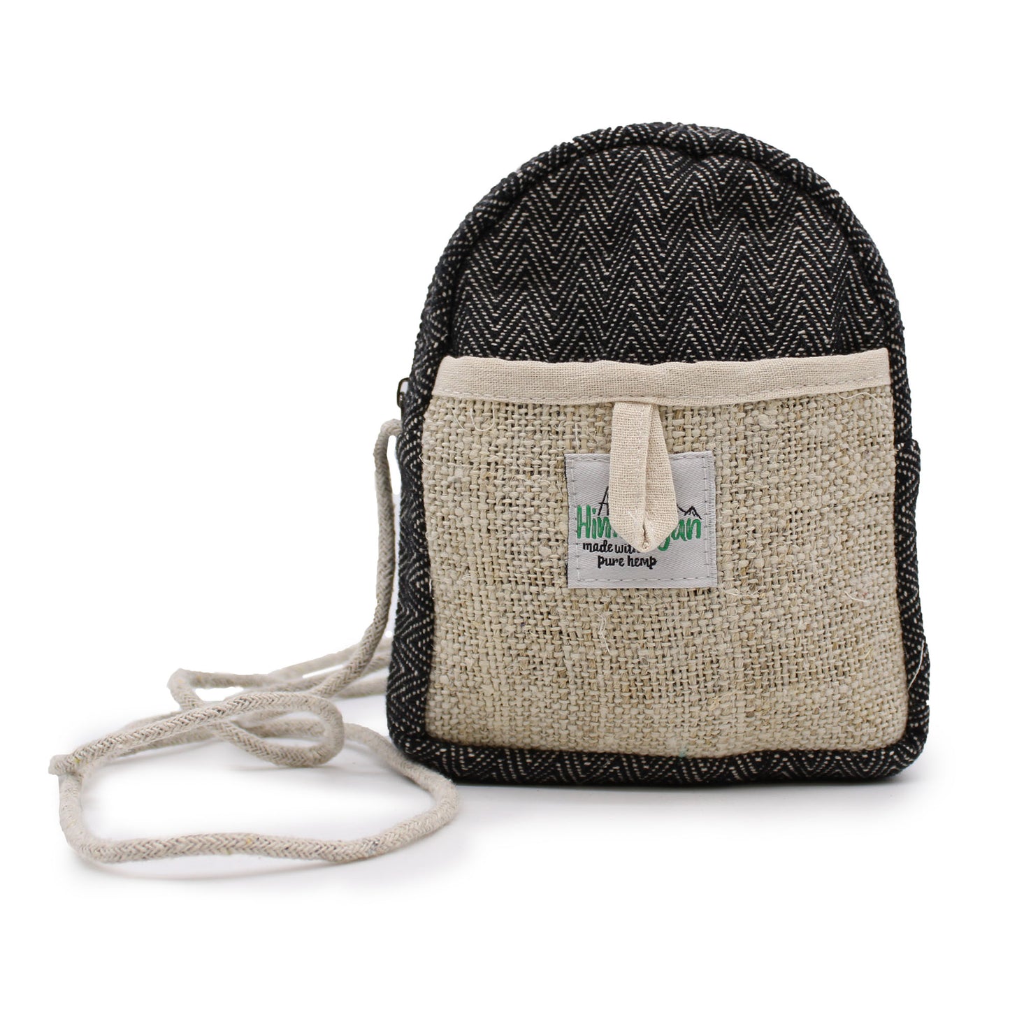 Bolsa de cáñamo móvil con cuerda - Color aleatorio