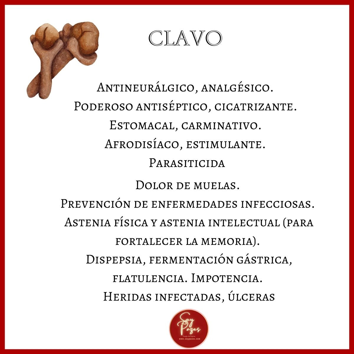 ACEITE ESENCIAL HOJA DE CLAVO 50 ML