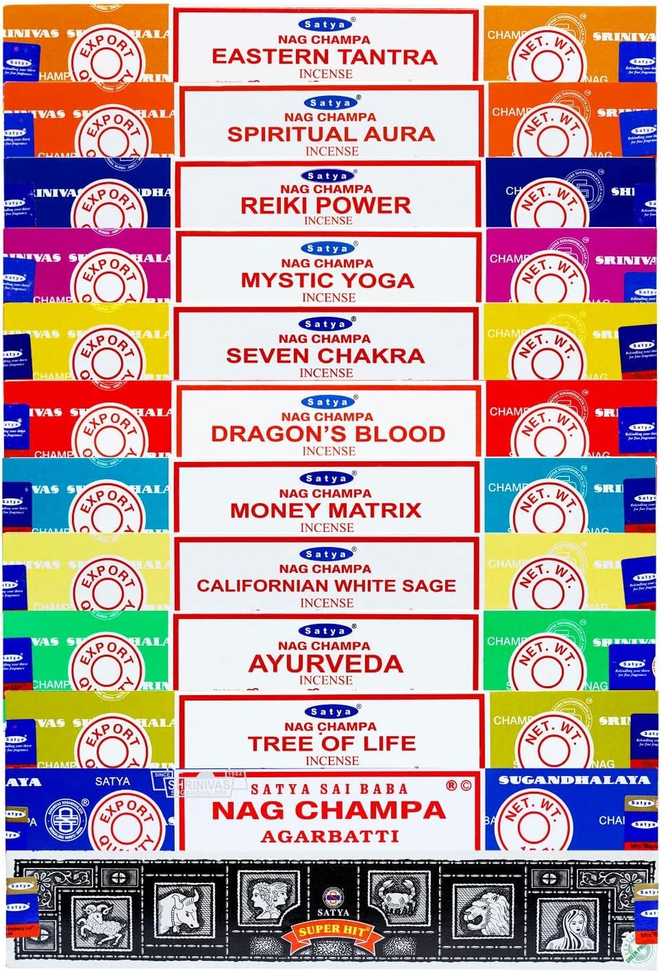 NAG CHAMPA SATYA INCIENSO POR MAYOR 30% ( PRECIO FINAL 1.05 €)