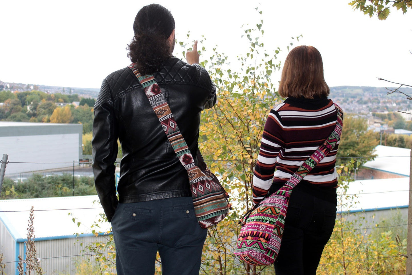 TEJIDO JACQUARD- MOCHILA ROSADA