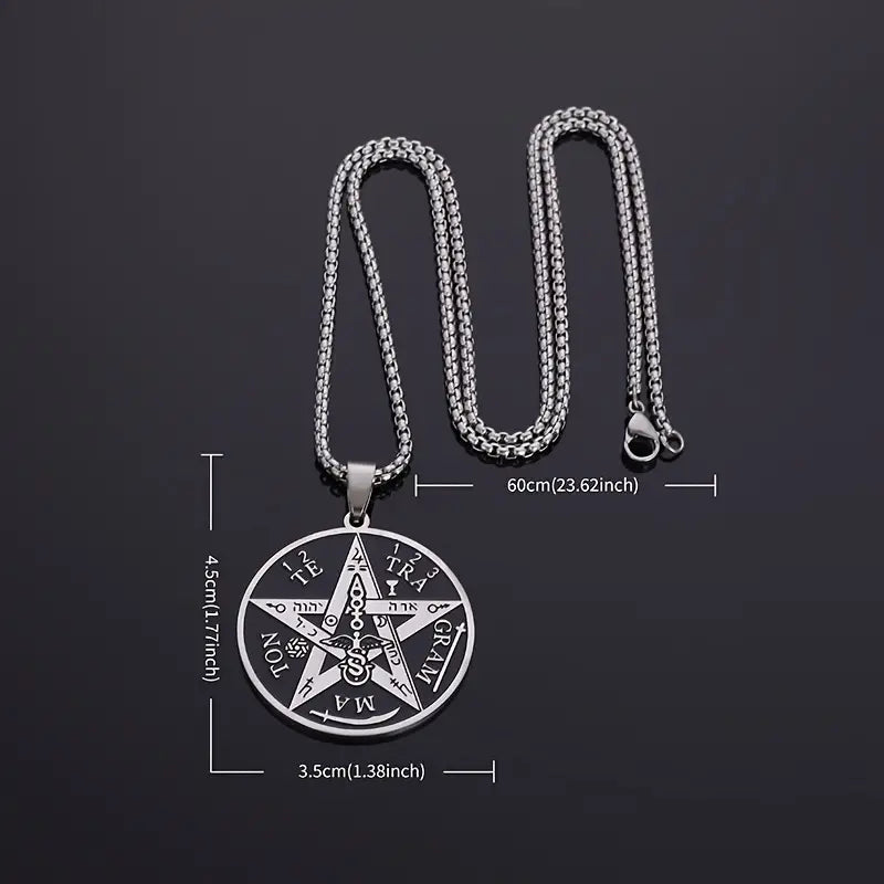 COLGANTE TETRAGRAMATON ACERO INOX