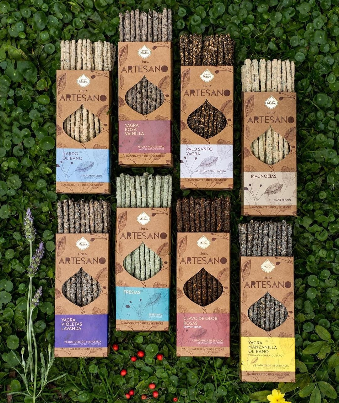 INCIENSO ARTESANO NATURAL RUDA Y ROMERO