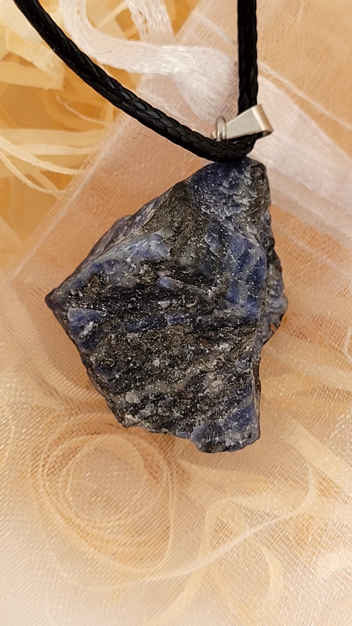 COLLAR DE PIEDRA NATURAL LAPISLÁZULI