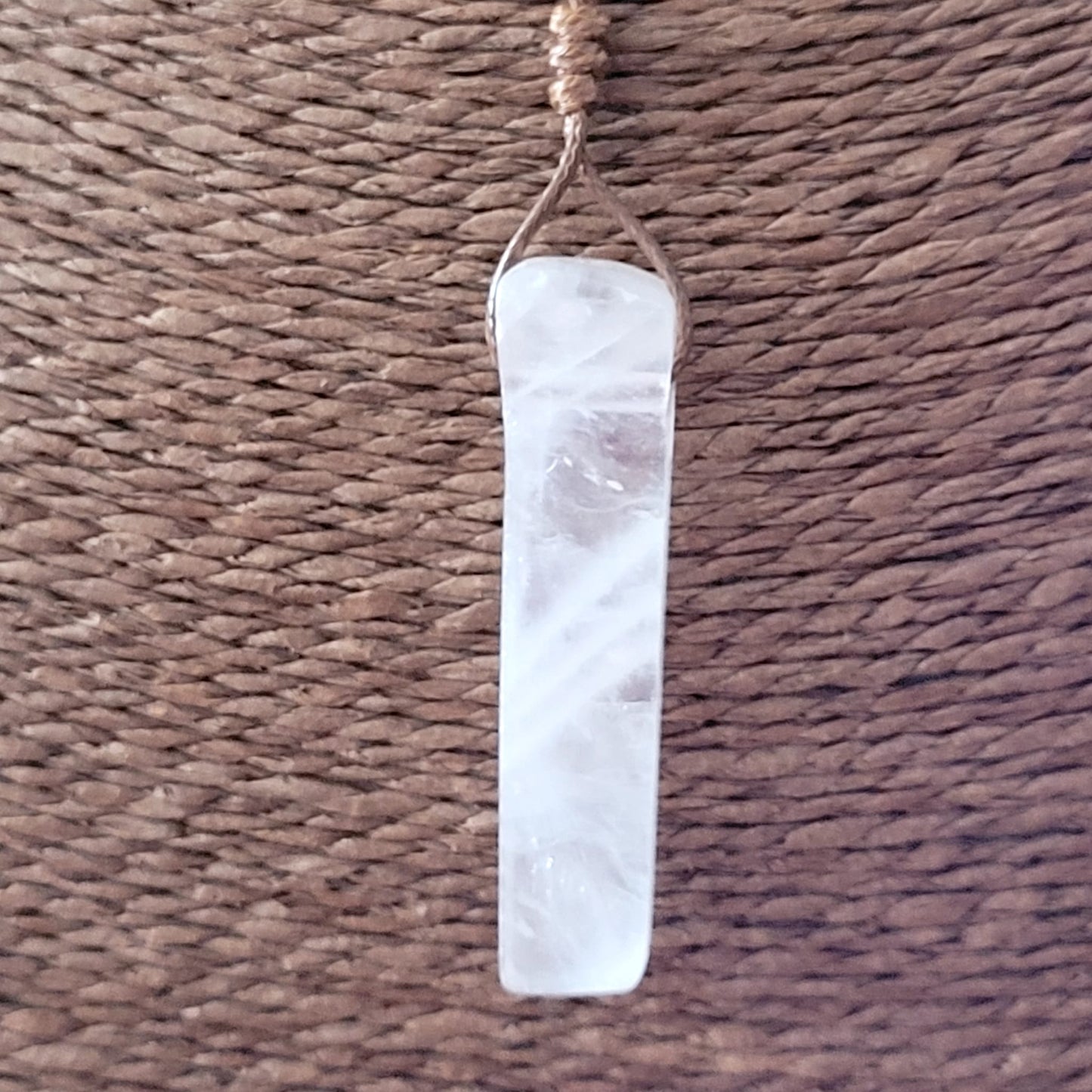 COLLAR DE PIEDRA NATURAL CUARZO ROSA