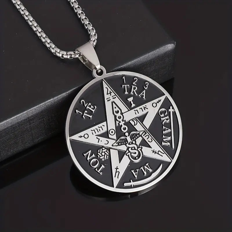 COLGANTE TETRAGRAMATON ACERO INOX
