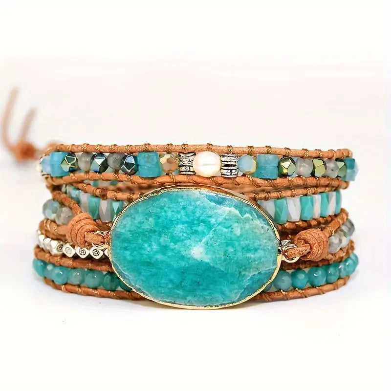 BRAZALETE DE AMAZONITA