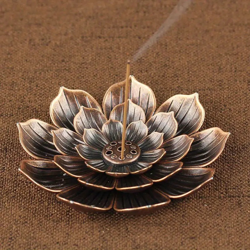 QUEMADOR DE INCIENSO FLOR DE LOTO