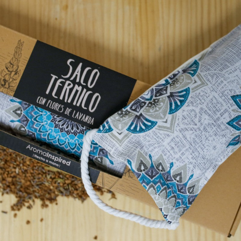 SACO TÉRMICO CON SEMILLAS DE LAVANDA Y TRIGO