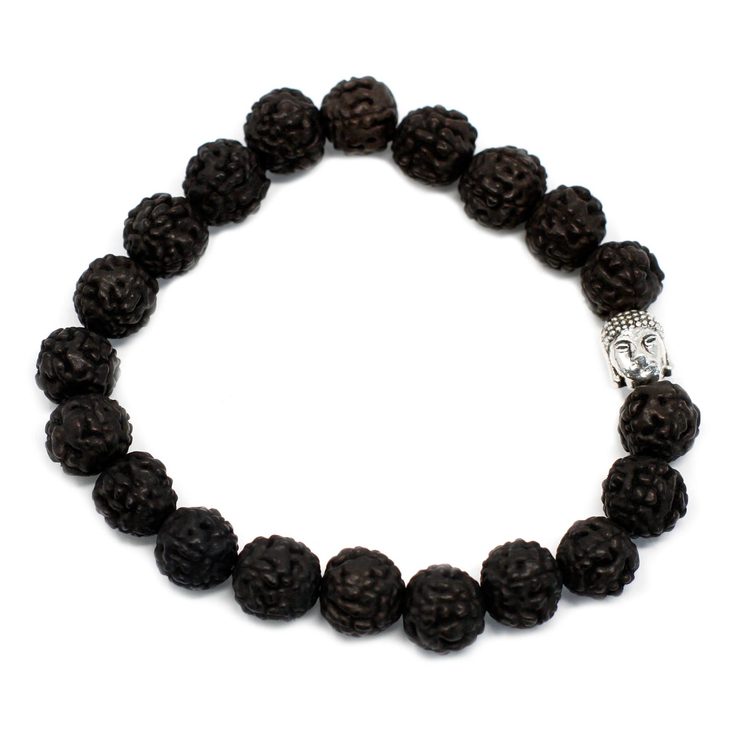 Brazalete de Buda Japa Mala Rudraksha