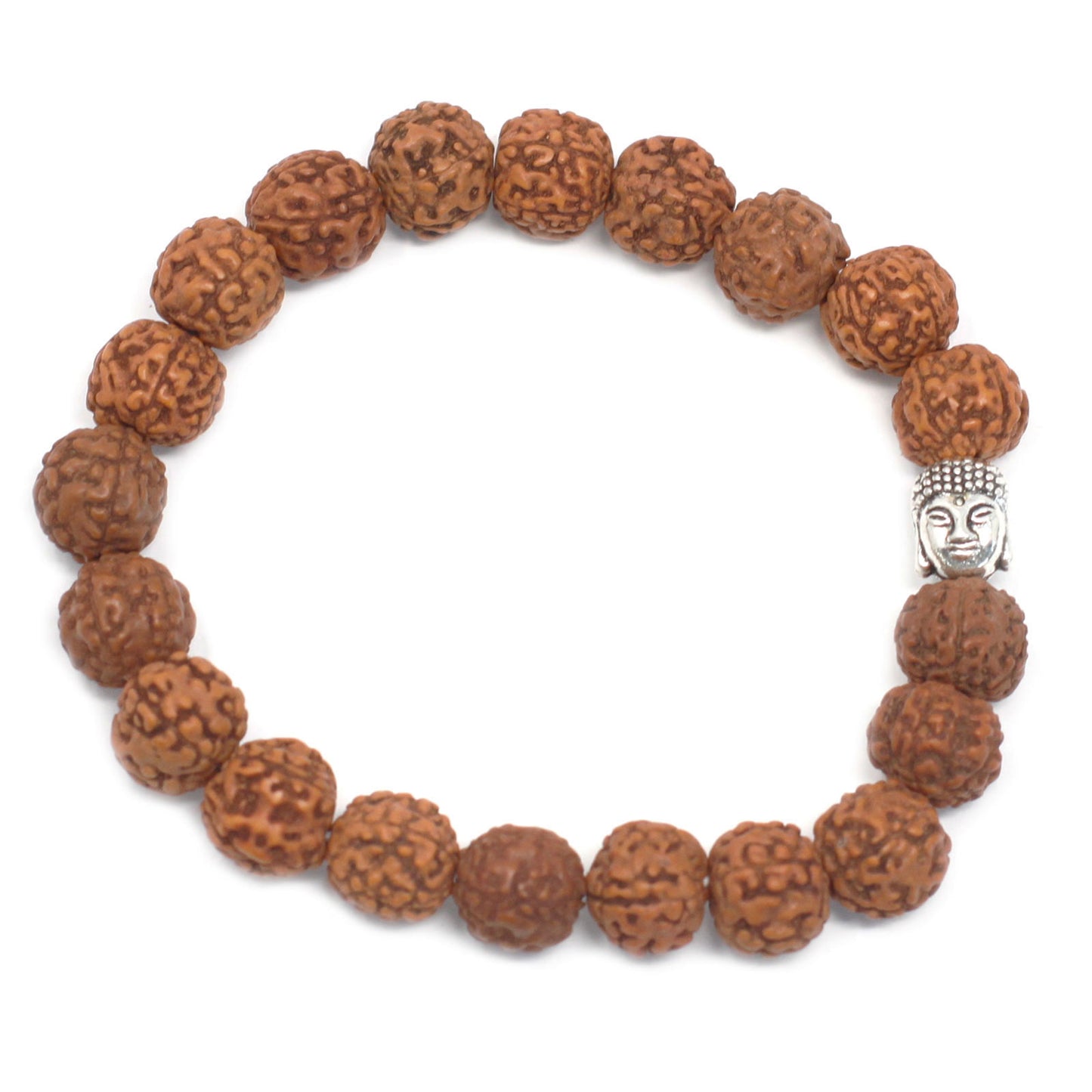 Brazalete de Buda Japa Mala Rudraksha
