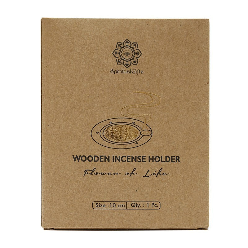 Quemador incienso redondo - flor vida