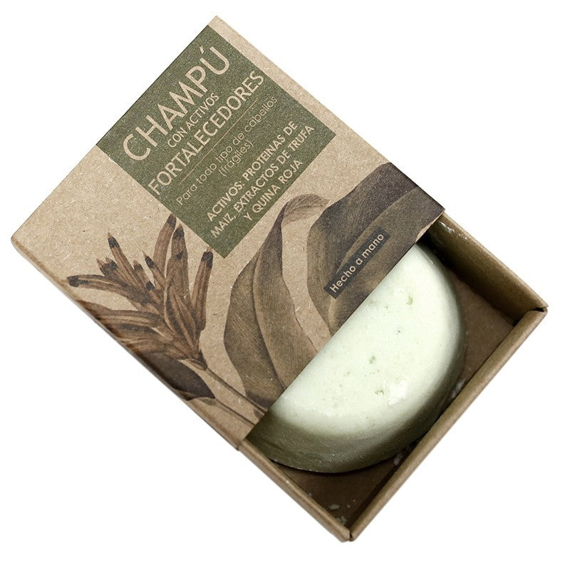 Champú sólido todo tipo de cabello - con activos FORTALECEDORES