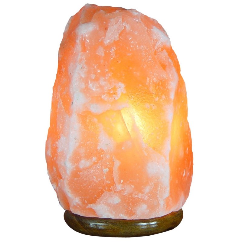 LÁMPARA DE SAL DE HIMALAYA ARTESANA NATURAL DE 1,5 A 2 KG APROXIMADAMENTE