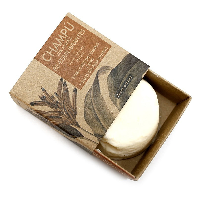 Champú sólido cabello graso - con activos REEQUILIBRANTES
