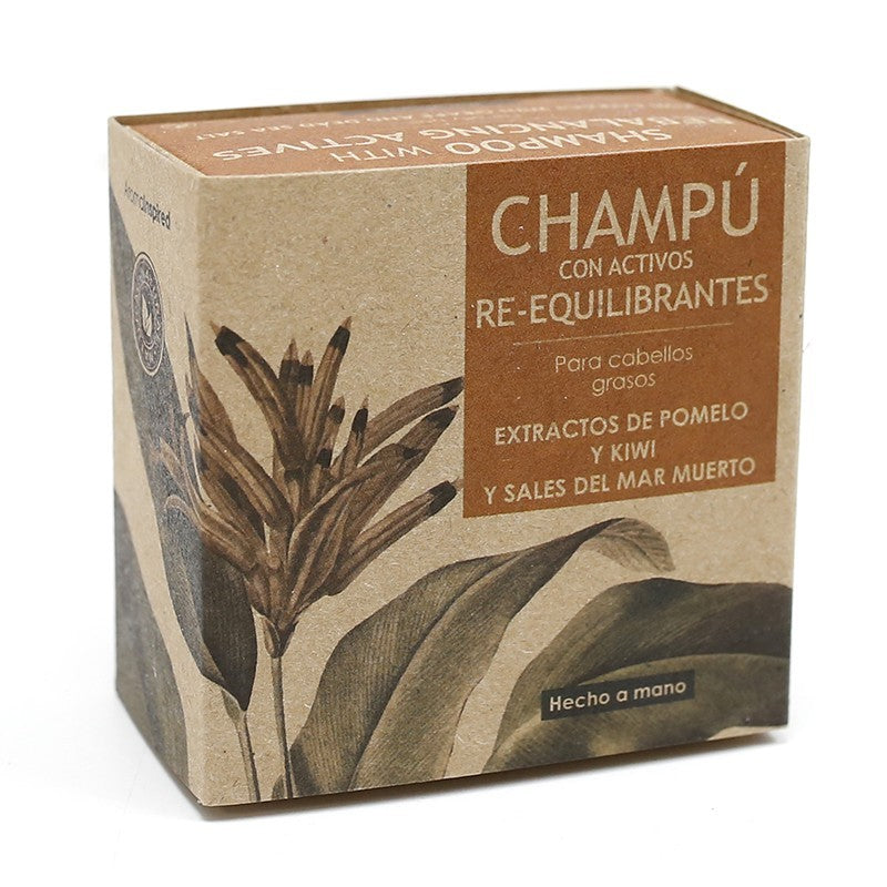 Champú sólido cabello graso - con activos REEQUILIBRANTES