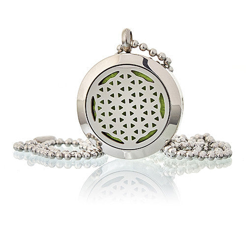 Collares difusores de aromaterapia 25mm - Flor de la Vida