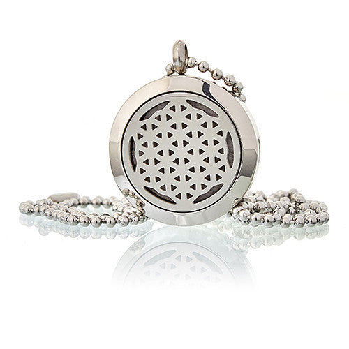 Collares difusores de aromaterapia 25mm - Flor de la Vida