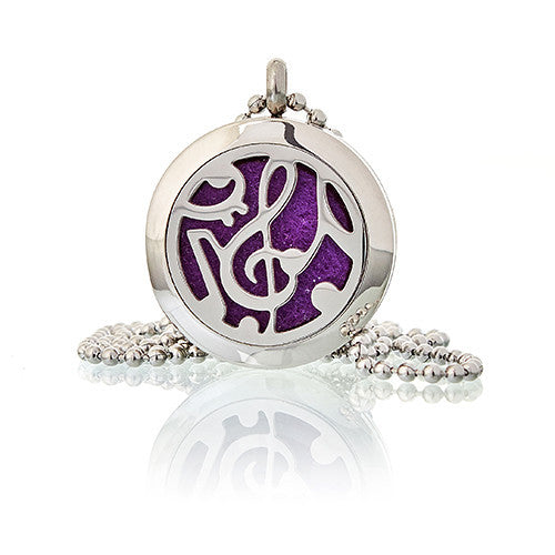 Collares difusores de aromaterapia 25mm - Nota musical