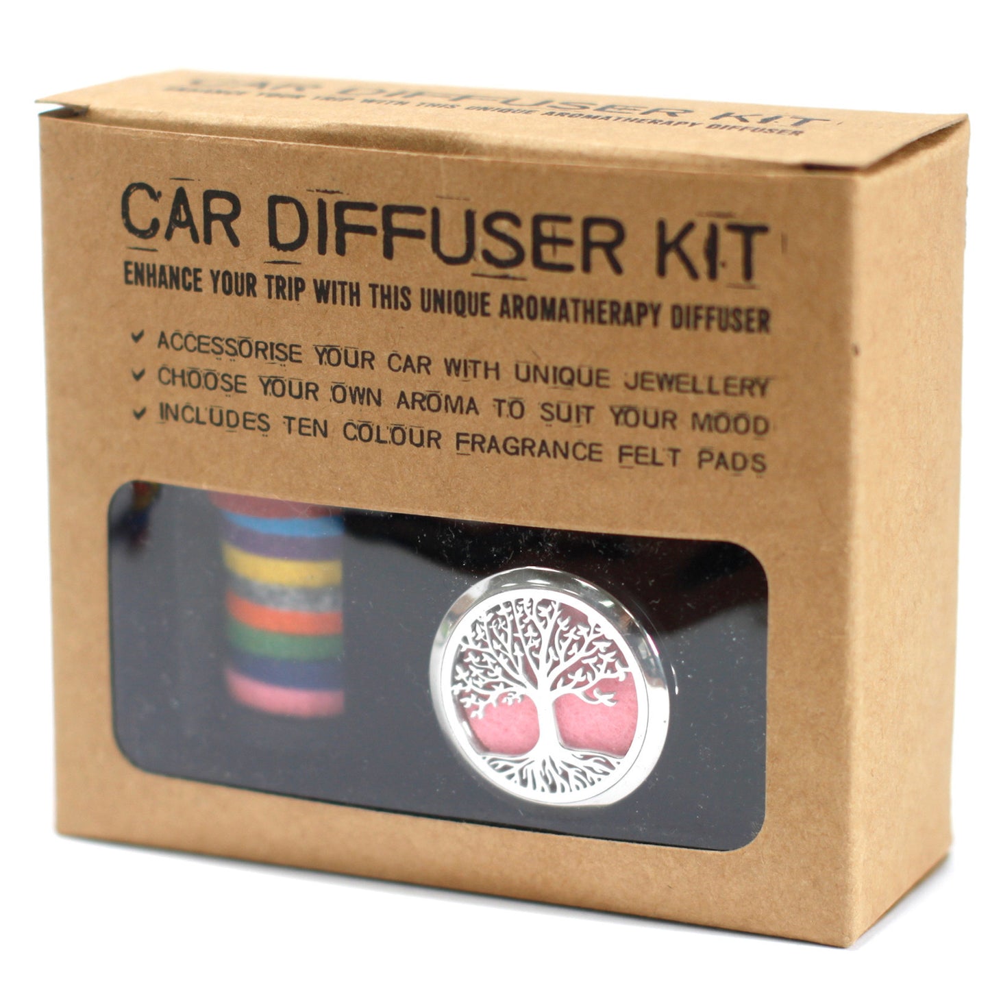 DIFUSORES DE ACEITES ESENCIALES PARA COCHE KIT CON 10 ALMOHADILLAS