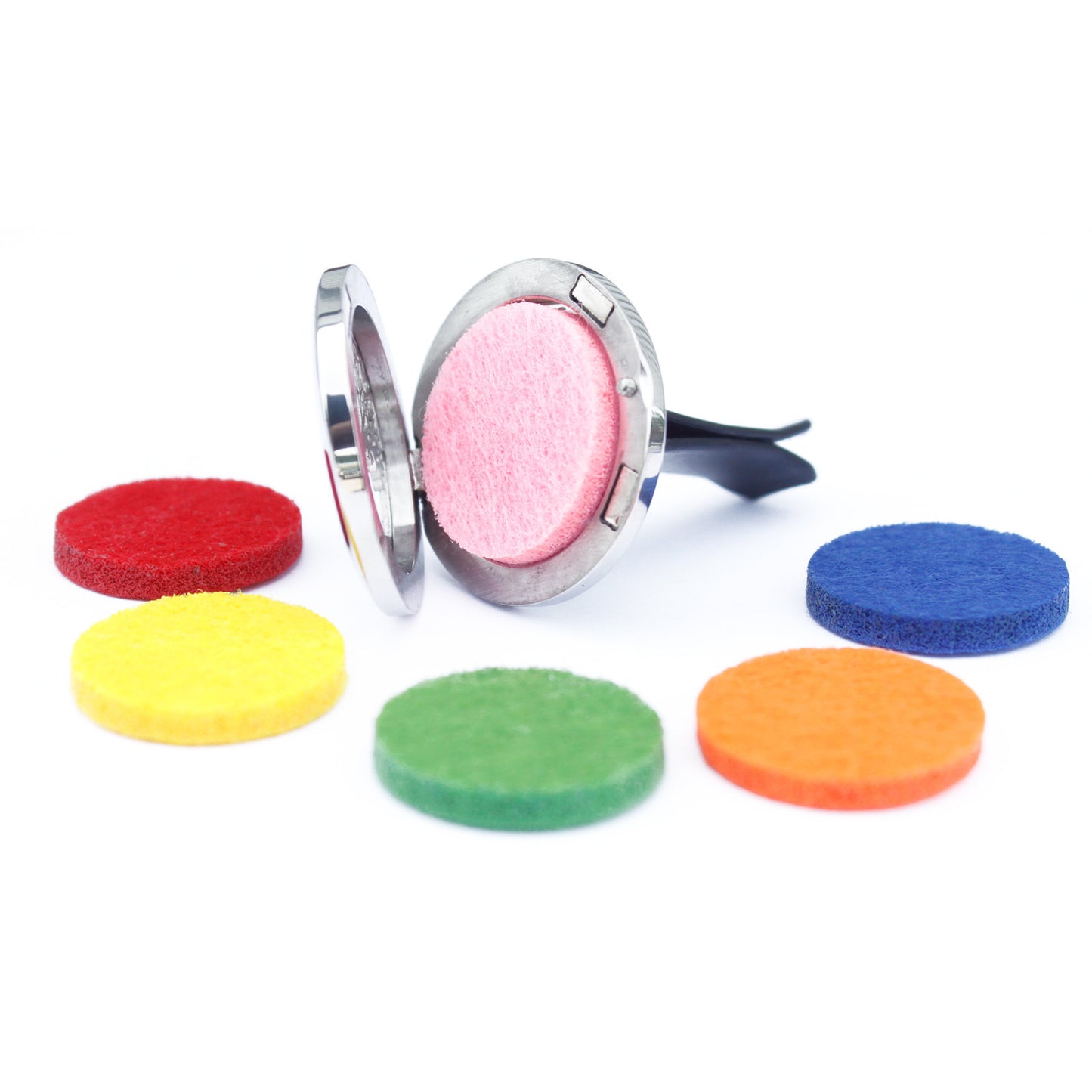 DIFUSORES DE ACEITES ESENCIALES PARA COCHE KIT CON 10 ALMOHADILLAS