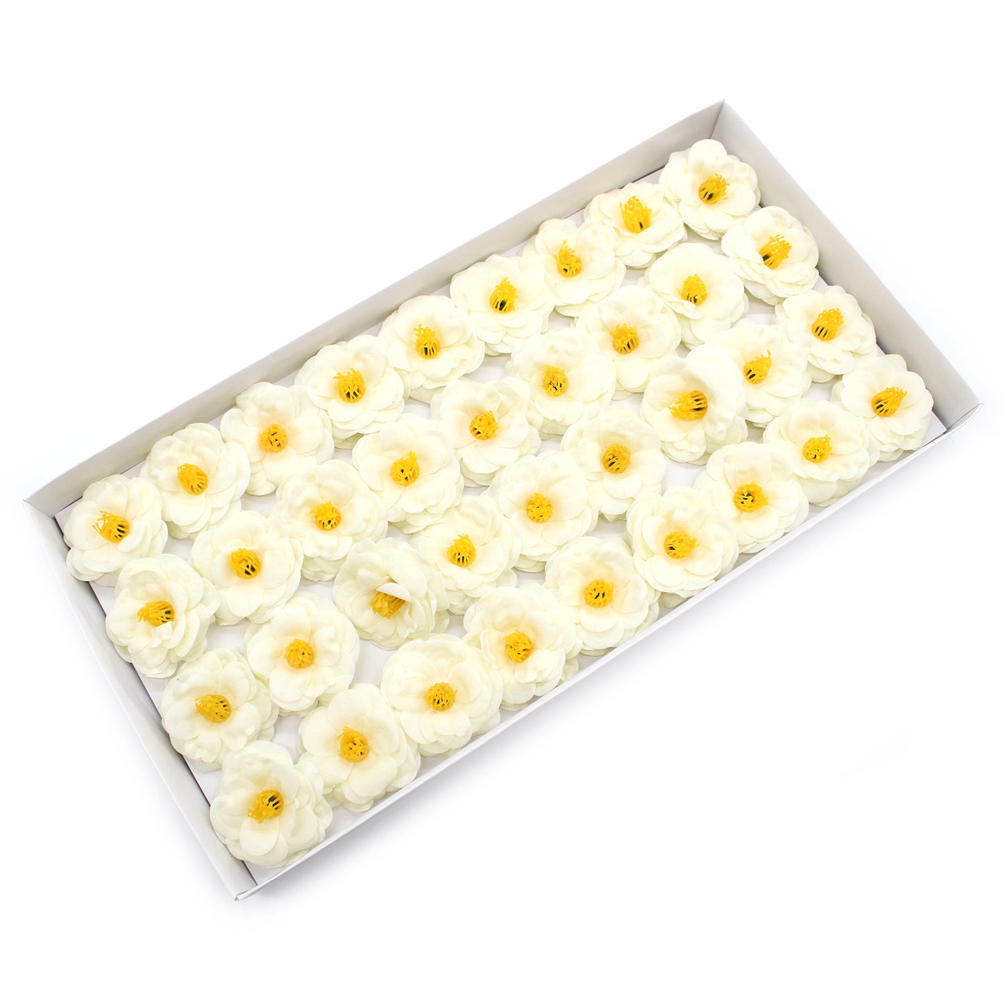 FLORES DE JABÓN CAMELIAS X 36 UNIDADES