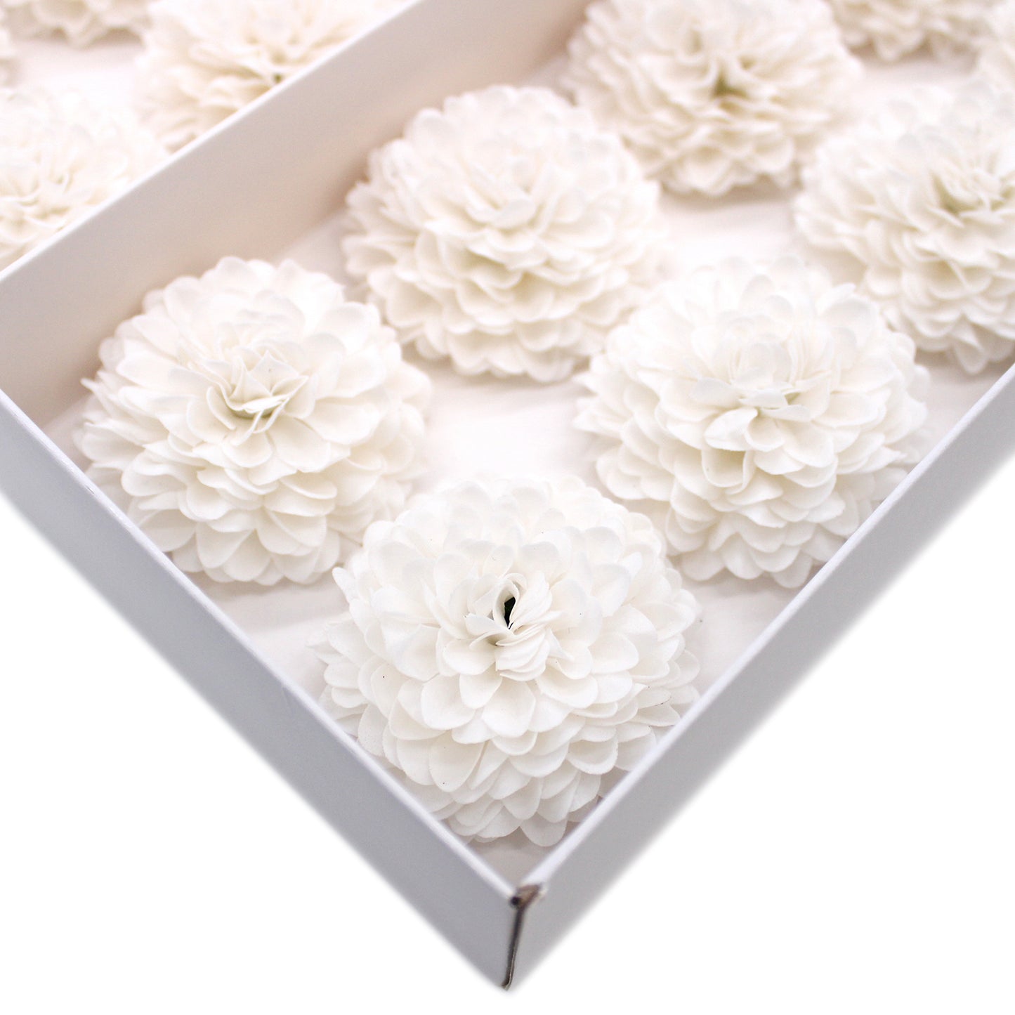 FLOR DE CRISANTEMO DE JABÓN X 28 UNIDADES
