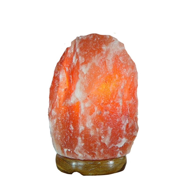 LÁMPARA DE SAL DE HIMALAYA ARTESANA NATURAL DE 1,5 A 2 KG APROXIMADAMENTE